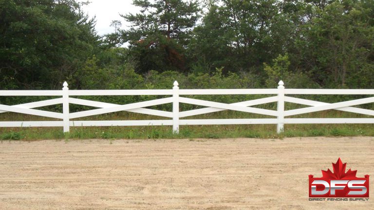 Sunnydale Ranch Rail vinyl fence canada