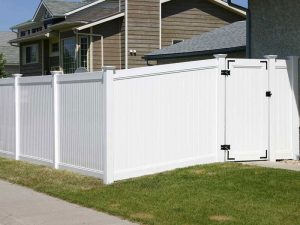 jasper vinyl fence white