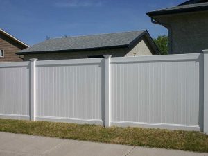 jasper vinyl fence grey