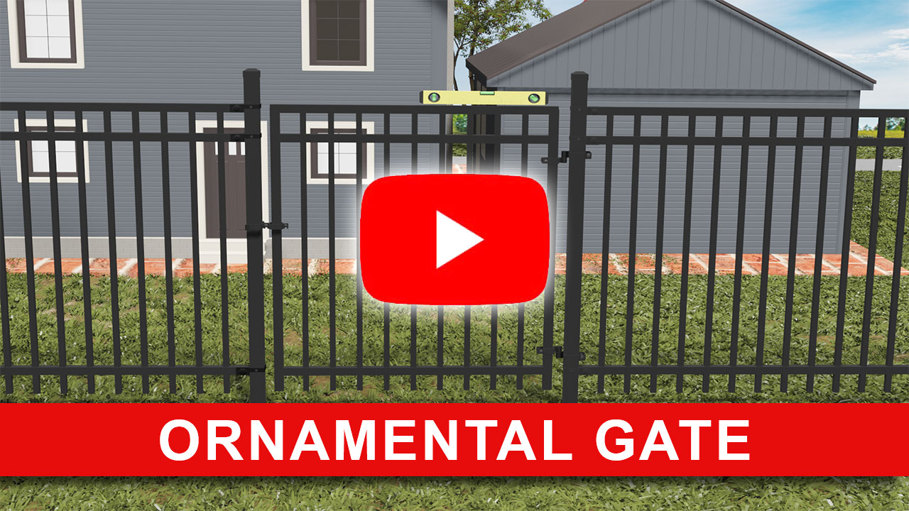 Ornamental Fence Rackable Panel - A-Plus Vinyl Fencing